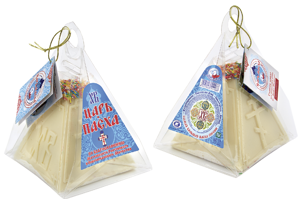 Пасха творожная Белый медведь Царь-Пасха 22%, 450г