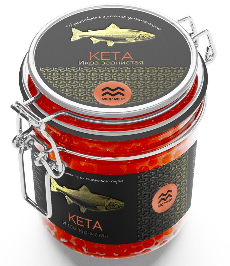 Икра лососевая Мормер кета зернистая, 230г