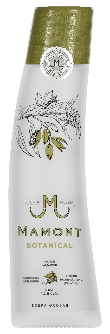 Водка Mamont Botanical, 0.5л