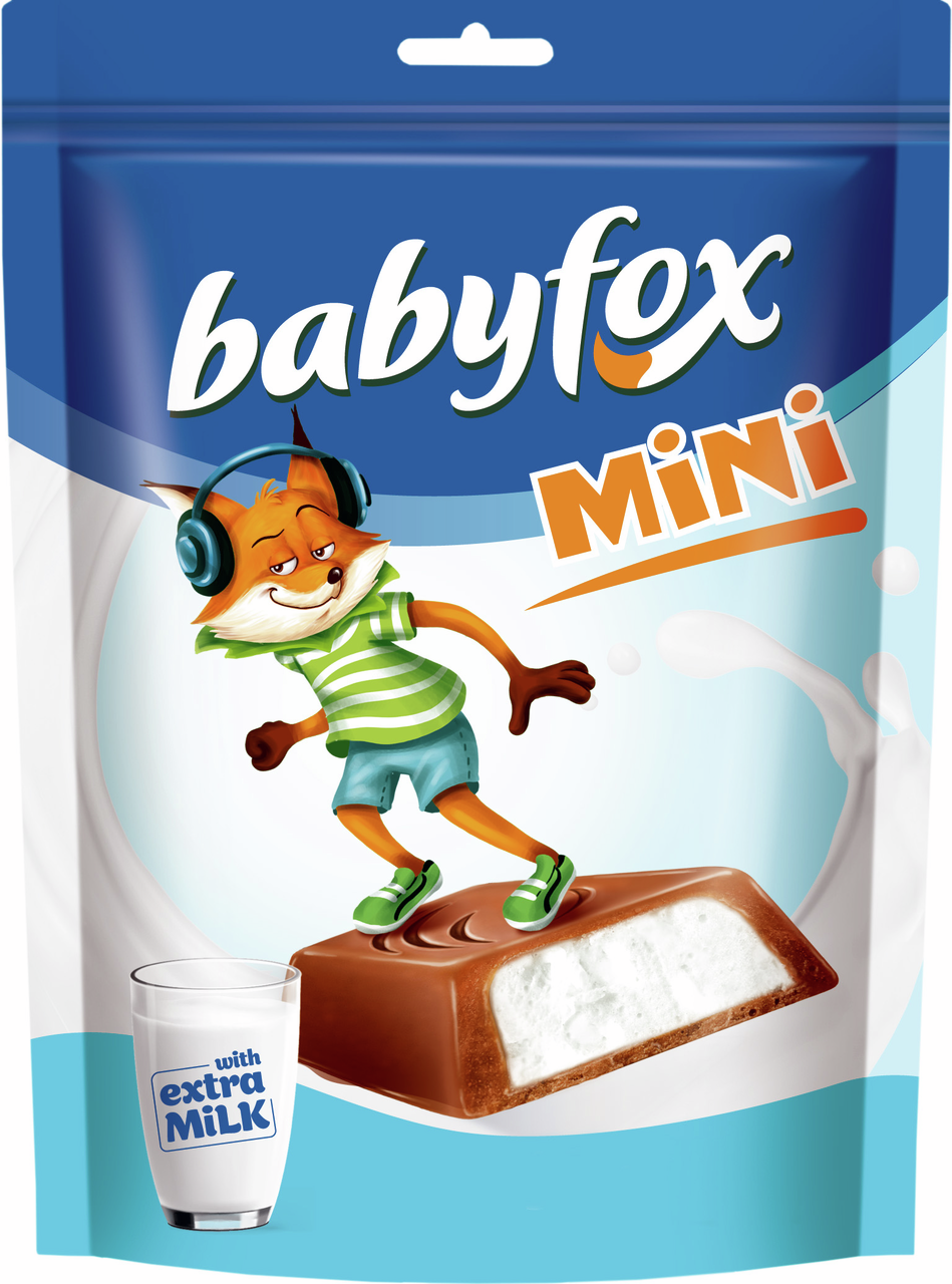 Конфеты BabyFox шоколадные с молочной начинкой, 120г