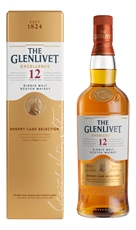 Виски шотландский The Glenlivet 12 лет Excellence в подарочной упаковке, 0.7л