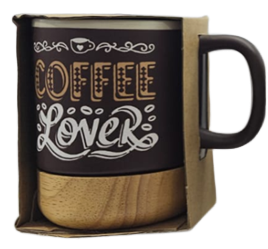 Кружка Sirocco Coffemania коричневая, 420мл