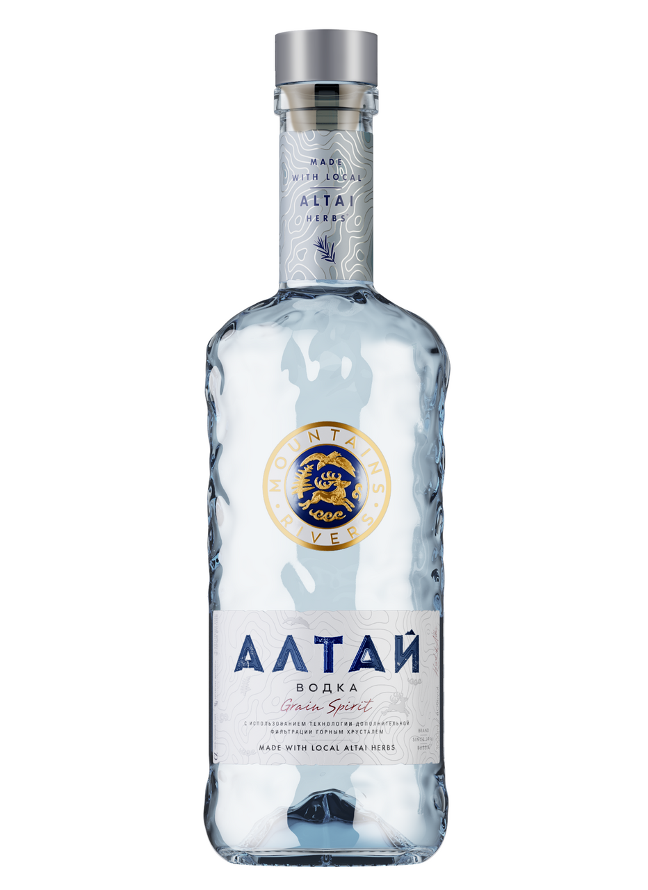 Водка Алтай в подарочной упаковке, 3л