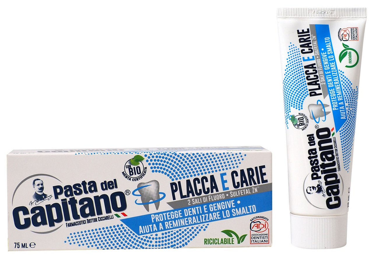 Изображение товара Зубная паста PASTA DEL CAPITANO 75мл для защиты от налета и кариеса