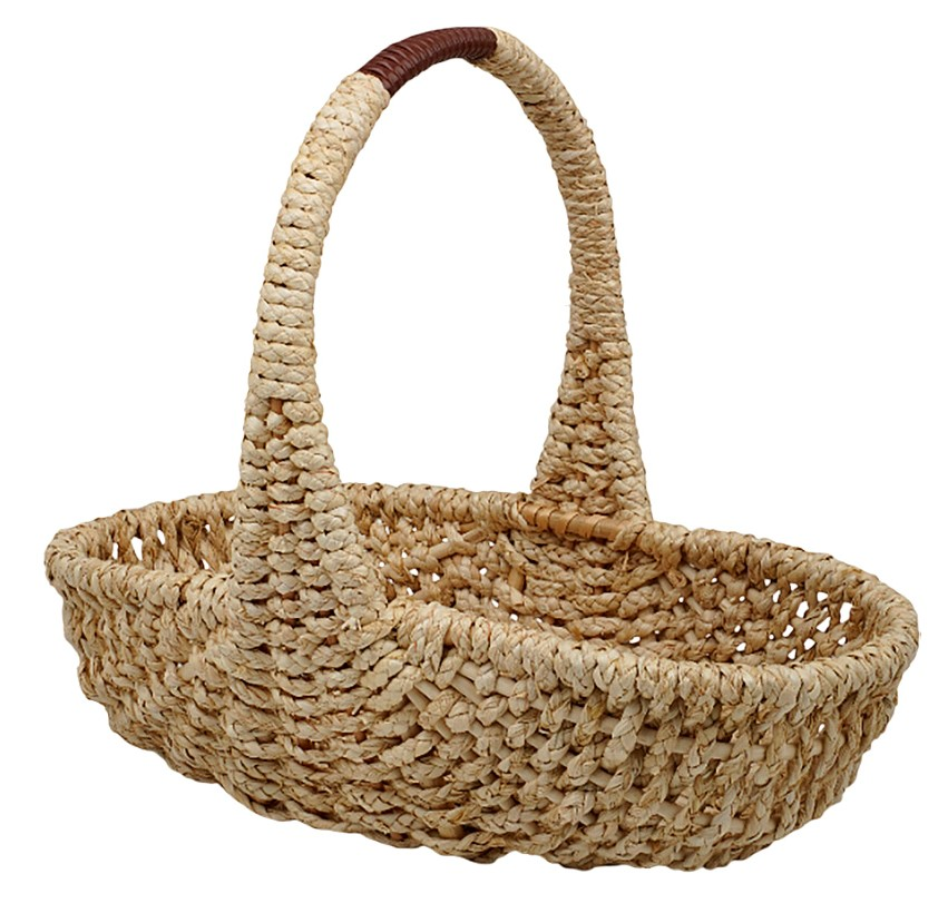 Корзина плетеная Natural House с ручками AB размер L, 45 x 23 x 10см