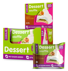 Печенье Chikalab глазированное фисташковое суфле и хрустящее тесто, 55г x 8 шт