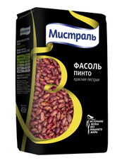 Фасоль Мистраль красная пестрая Пинто, 450г