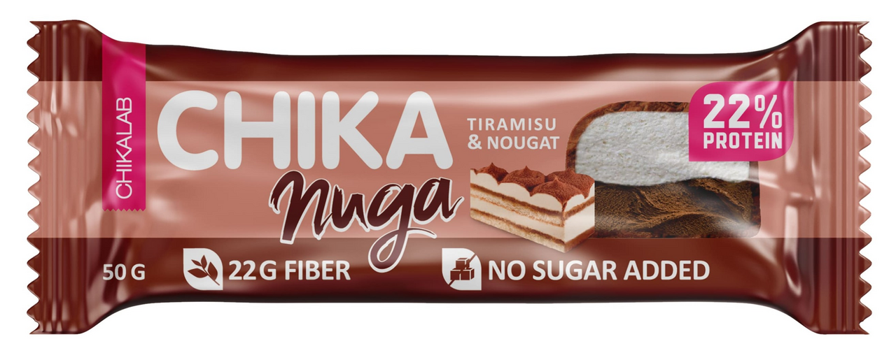 Изображение товара Батончик Chikalab глазированный нуга и тирамису, 50г