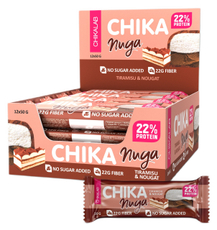 Батончик Chikalab глазированный нуга и тирамису, 50г x 20 шт