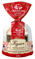 Кулич Аютинский хлеб Пасхальный, 230г