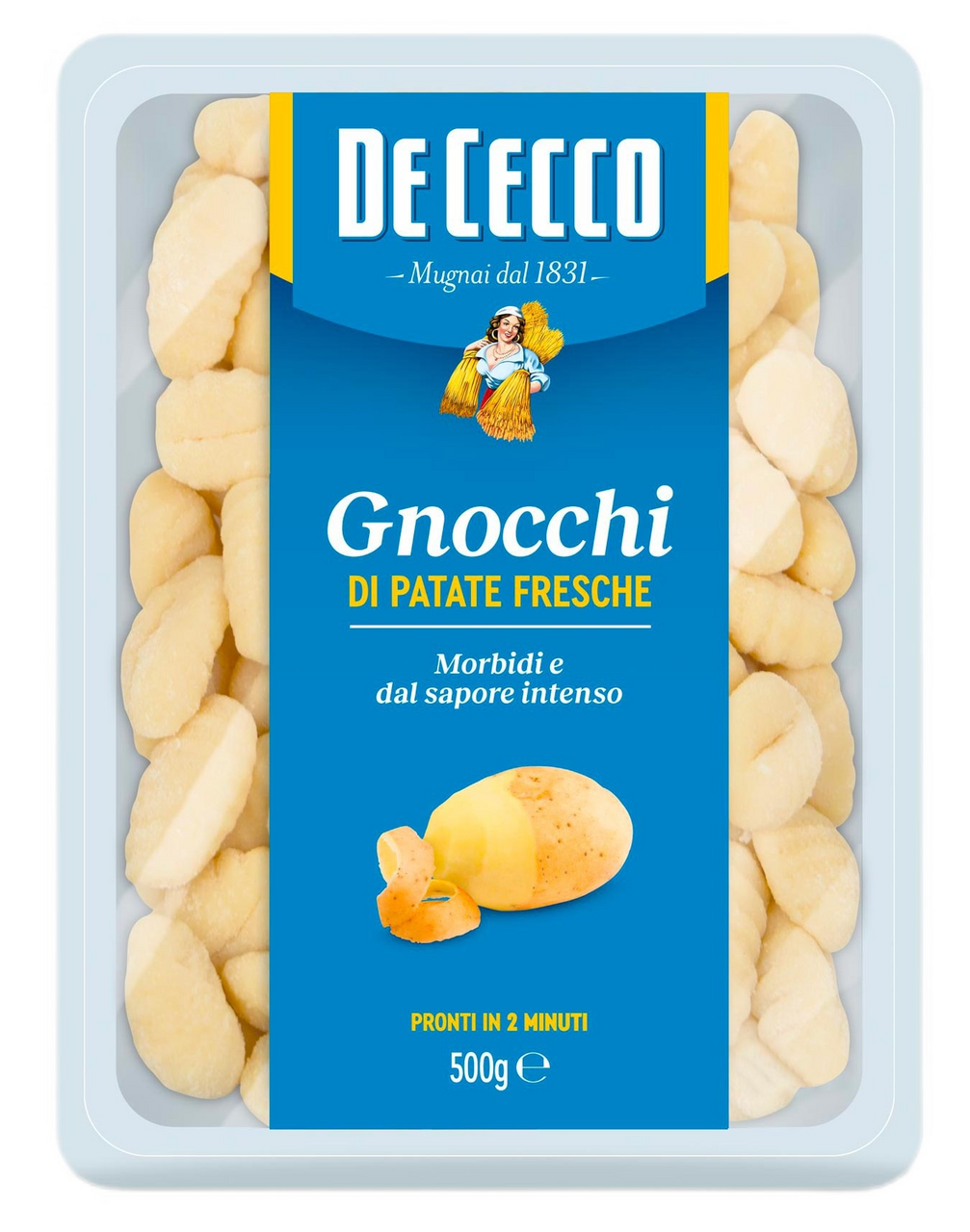 Изображение товара Макароны DE CECCO Ньокки Ди Патате Фреш Италия натуральные для домашних блюд