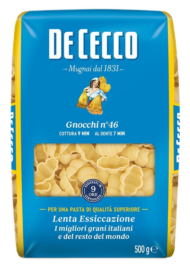 Изображение товара 500 Г Макароны De Cecco Ньокки №46 - Премиум Качество Из Италии