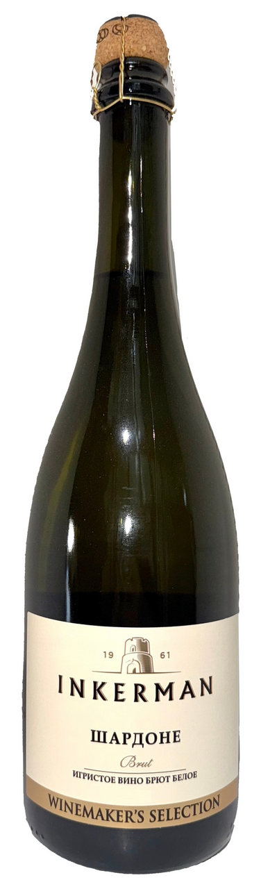 Вино игристое Inkerman Winemaker's Selection белое брют, 0.75л