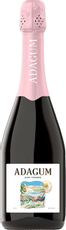 Вино игристое Adagum розовое брют, 0.75л