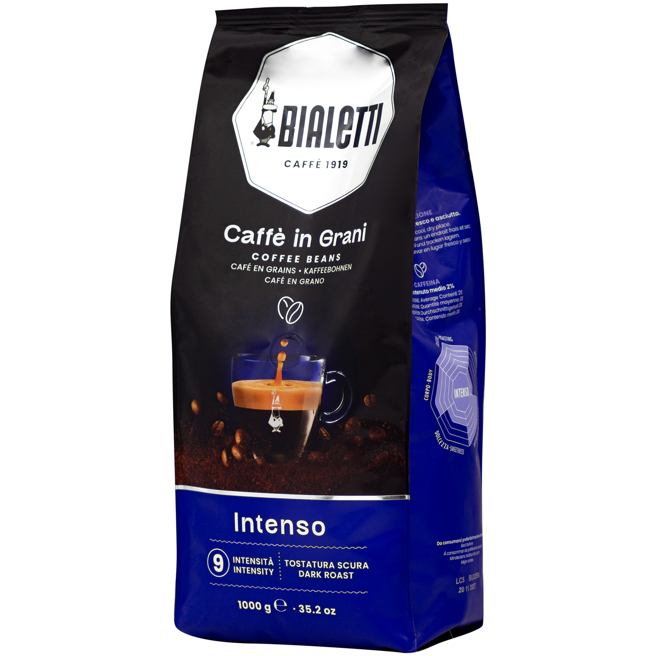 Изображение товара Кофе Bialetti Intenso зерновой, 1кг