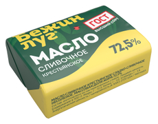 Масло сливочное Бежин луг Крестьянское 72.5%, 160г