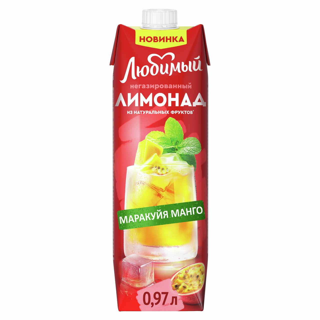 Напиток сокосодержащий Любимый маракуйя и манго, 970мл