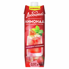 Напиток сокосодержащий Любимый грейпфрут с клубникой, 970мл