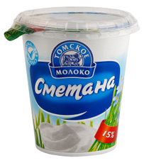 Сметана Томское молоко 15%, 300г