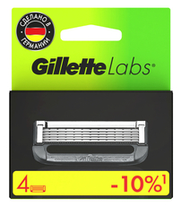 Кассеты сменные Gillette Labs 5 лезвий, 4шт