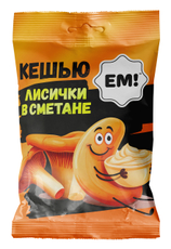 Кешью Ем жареный со вкусом лисичек в сметане, 180г
