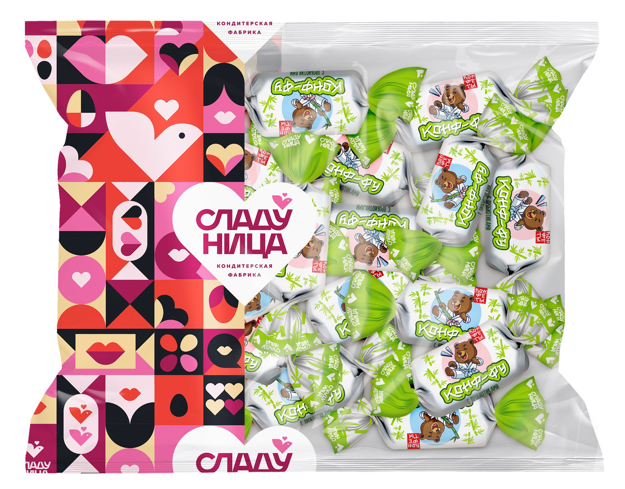 Конфеты Сладуница Конф-фу с пробиотиками, 500г