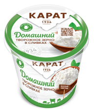 Зерно творожное Карат в сливках домашнее 4%, 270г