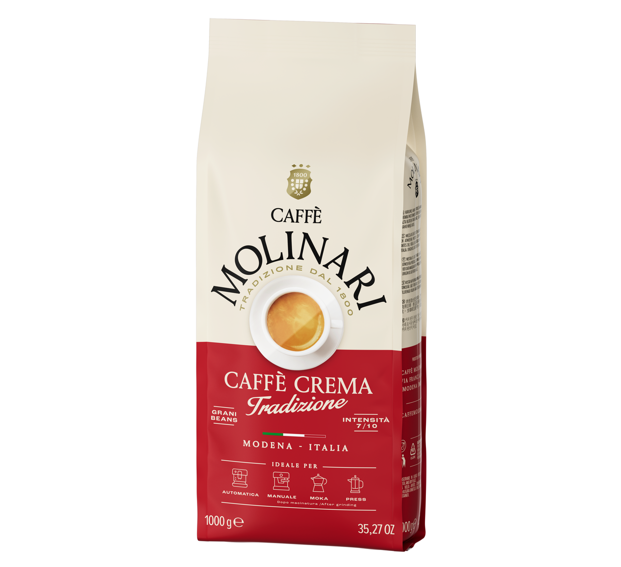 Изображение товара Кофе MOLINARI TRADIZIONE зерновой 1 кг Италия
