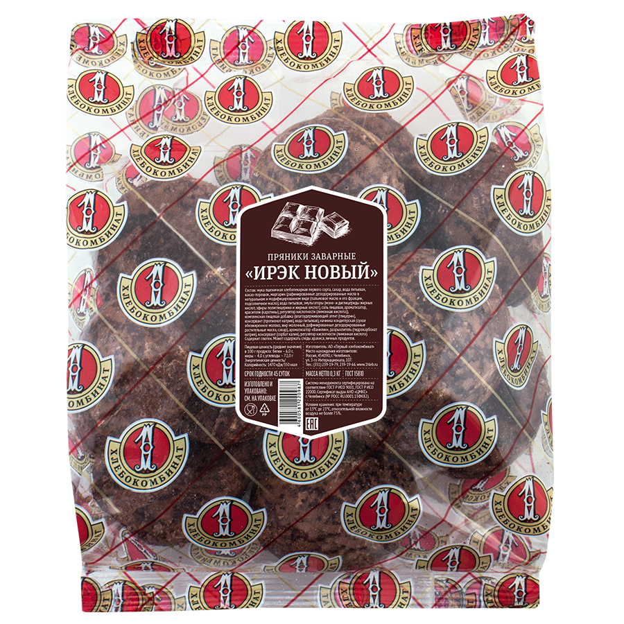 Пряники Первый хлебокомбинат Ирэк новые, 300г