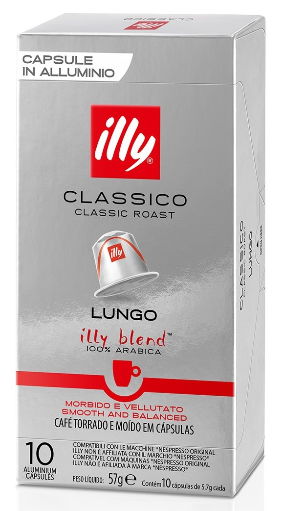 Изображение товара Кофе Illy Nespresso Classico Lungo в капсулах 57г