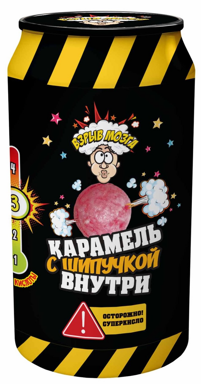 Карамель Конфитой Взрыв мозга с шипучкой, 42г x 12 шт