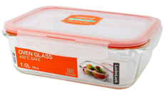 Контейнер Lock & Lock стеклянный прямоугольный, 1л