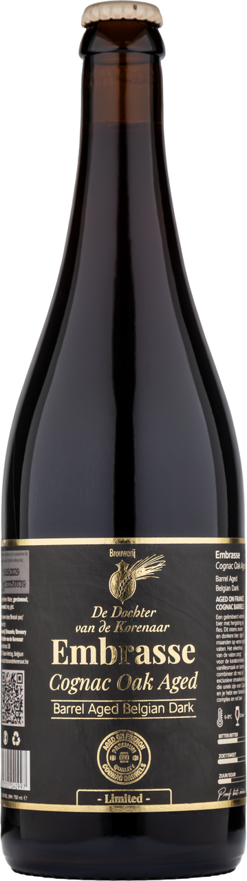 Пиво De Dochter Van De Korenaar Embrasse Oak Aged темное, 0.75л