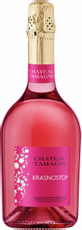 Вино игристое Chateau Tamagne Красностоп молодое розовое полусухое, 0.75л