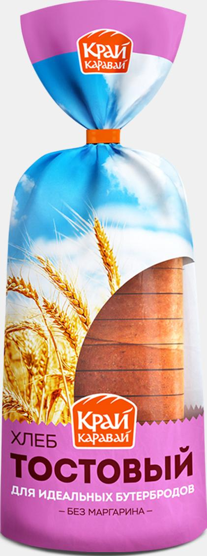 Хлеб Край Каравай тостовый в нарезке, 500г