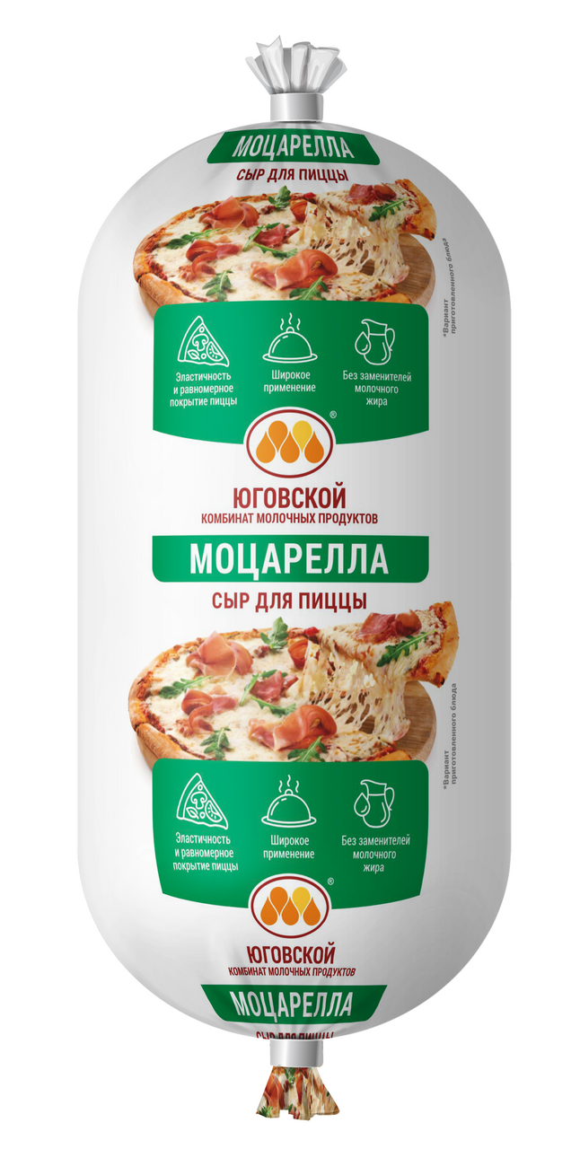 Сыр Юговской КМП Моцарелла для пиццы 45%, 1кг