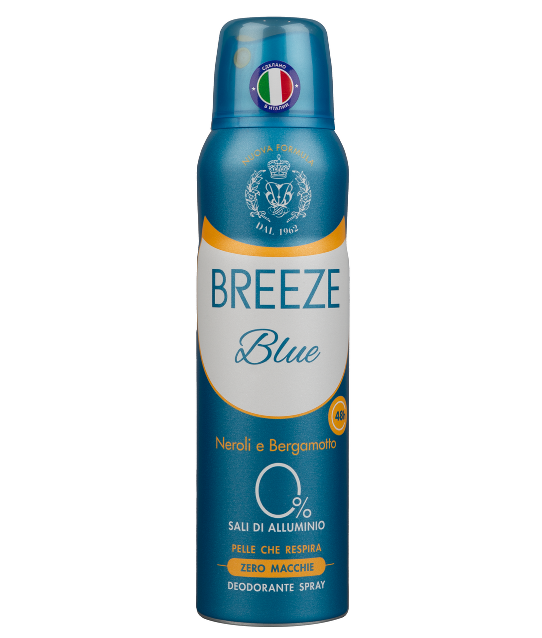 Дезодорант-спрей Breeze Blue, 150мл
