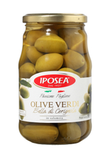 Оливки Iposea Гигантские с косточкой, 530г