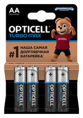 Батарейки Opticell Turbo Max АА, 4шт