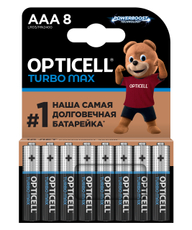 Батарейки Opticell Turbo Max ААА, 8шт