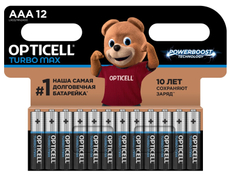 Батарейки Opticell Turbo Max ААА, 12шт