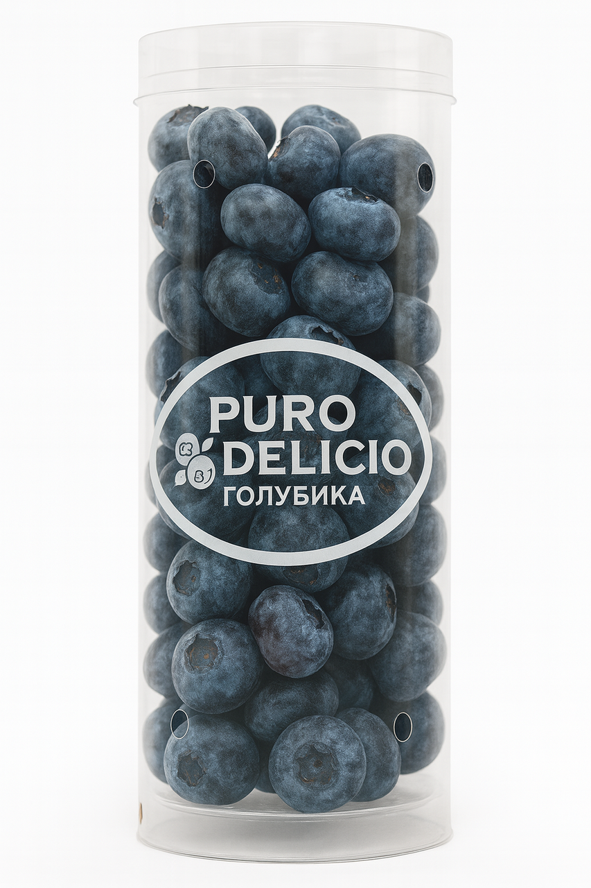 Изображение товара Голубика Puro Delicio 200г натуральные сочные ягоды экологичные Перу