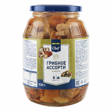 METRO Chef Ассорти грибное маринованные, 930г
