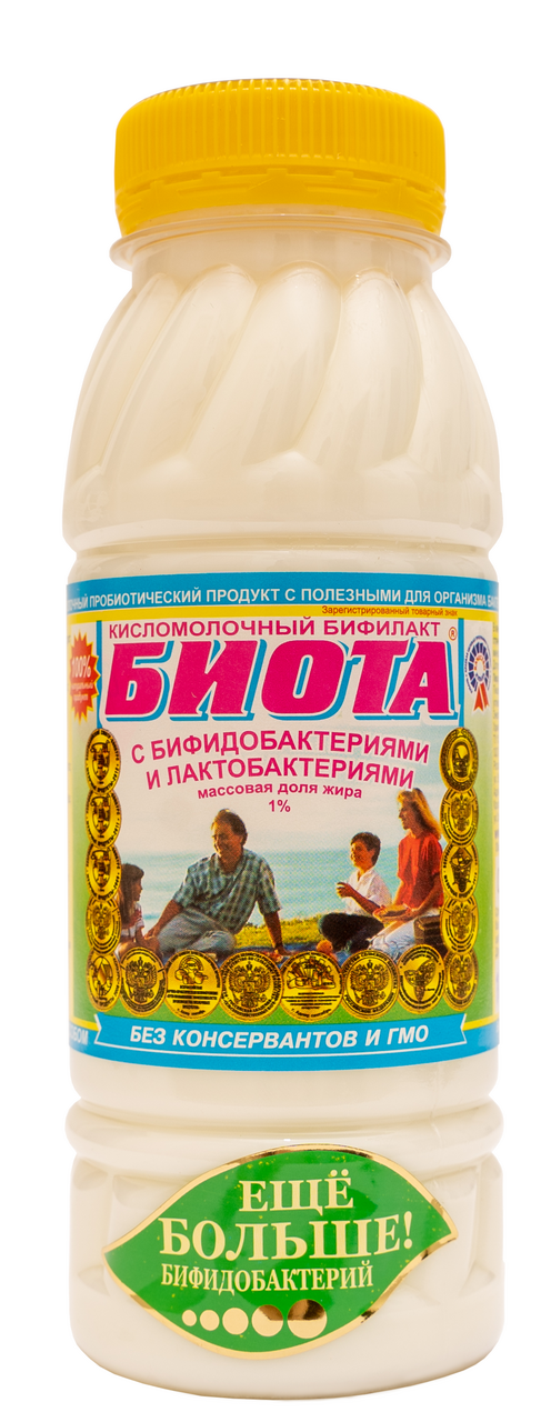 Продукт кисломолочный Биота бифилакт 1%, 500мл