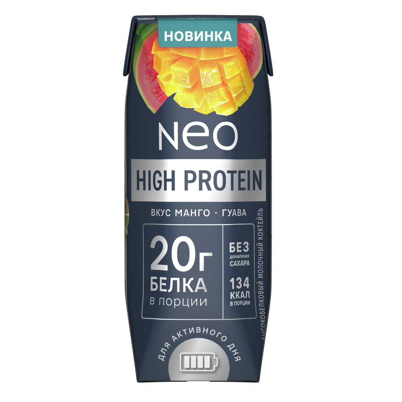 Коктейль молочный Neo High Protein манго и гуава, 260г