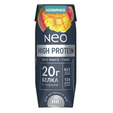 Коктейль молочный Neo High Protein манго и гуава, 260г