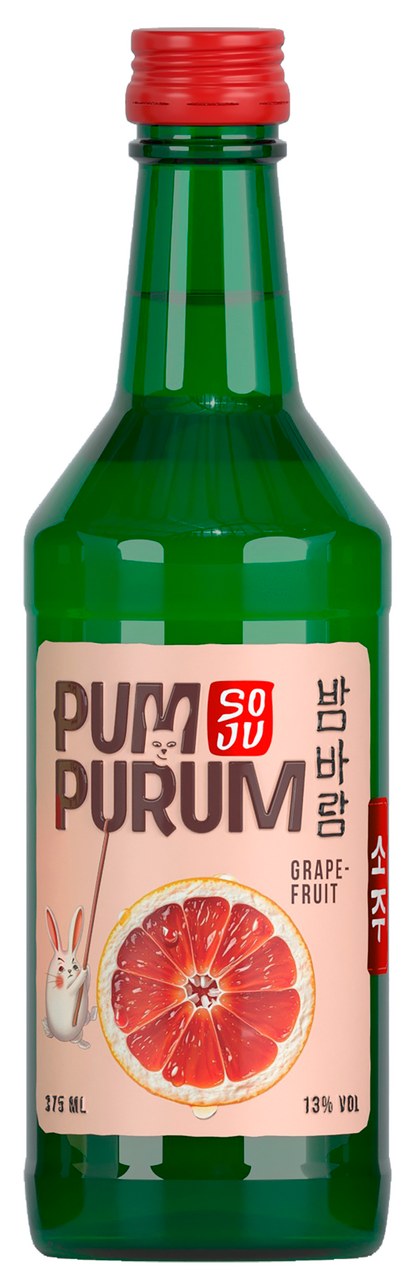 Аперитив Soju Pum Purum грейпфрут, 0.375л