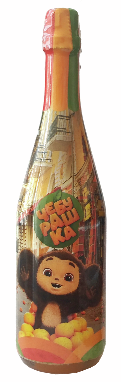 Изображение товара Напиток Чебурашка апельсин газированный, 750мл