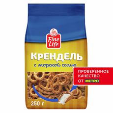 Fine Life Крендель с морской солью, 250г