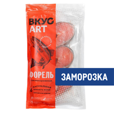 Форель Вкусарт Радужная стейк замороженная, 500г